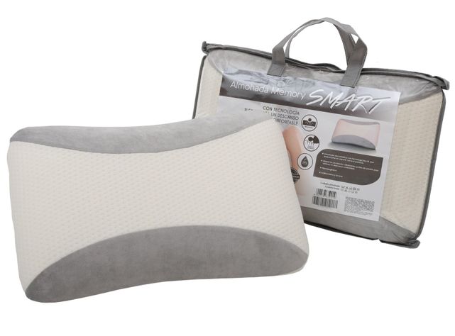 Almohada DIB Viscoelástica Memory Smart 55 x 35 cm-0