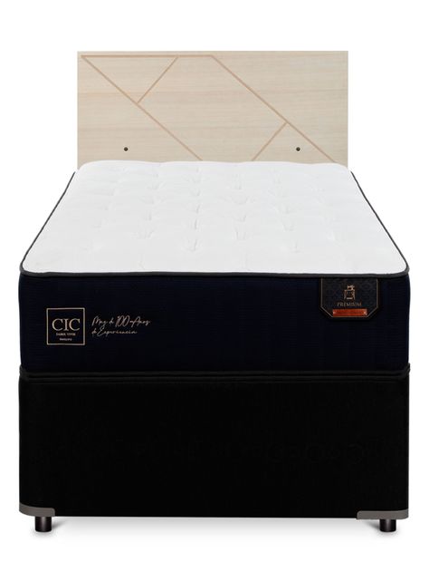 Diván Premium Black 1.5 Plazas Respaldo Villarrica Alpino-2