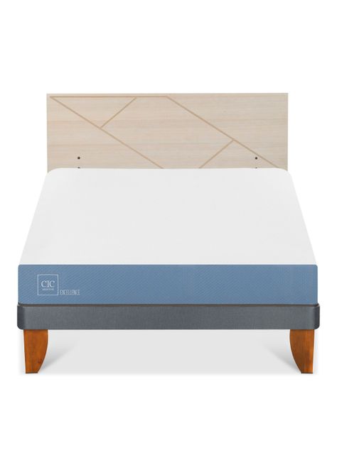 Cama Europea Excellence 2 Plazas x190 cm + Respaldo Villarrica Alpino-2