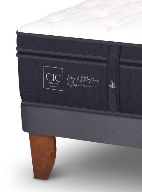 Cama Europea Súper Premium 2 Plazas Base Dividida + Respaldo Villarrica Alpino-6