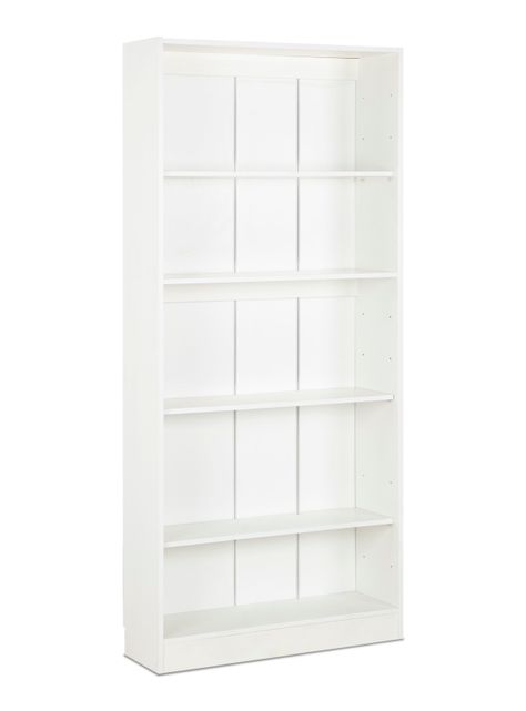 Librero Moscu 4 Repisas 80x180 cm Blanco-0