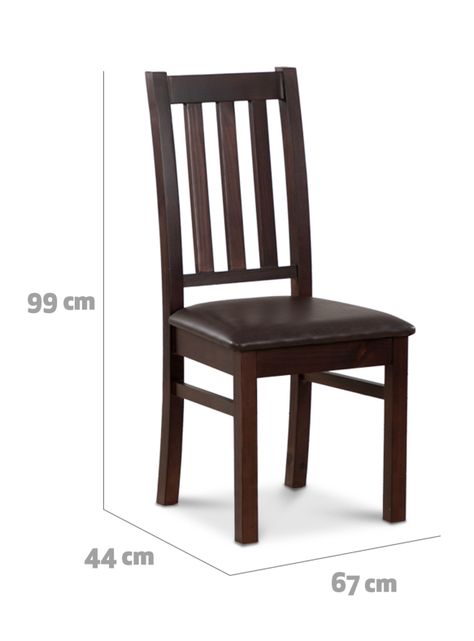 Juego Comedor Ñuble + 8 Sillas Chocolate PU-2