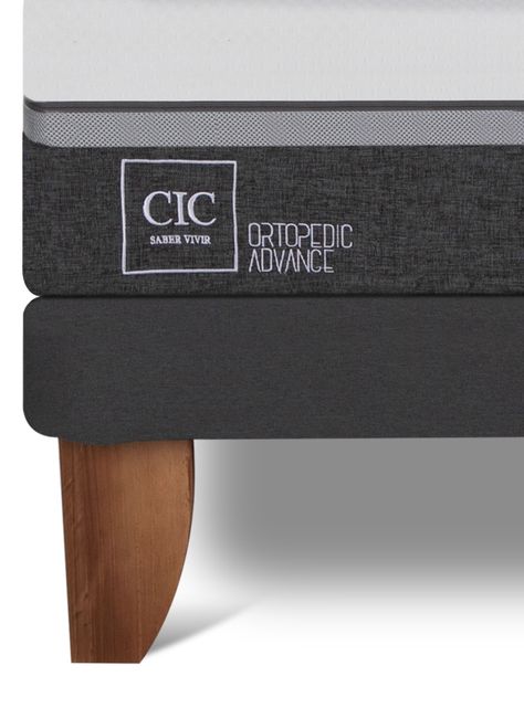 Cama Europea Ortopedic Advance King + Respaldo Villarrica Mostaza-5