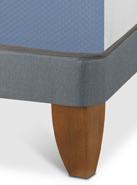 Cama Europea Excellence 2 Plazas x190 cm + Respaldo Múnich Negro-3