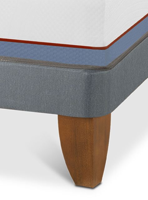 Cama Europea Excellence Plus 2 Plazas Base Dividida + Respaldo Múnich Negro-3