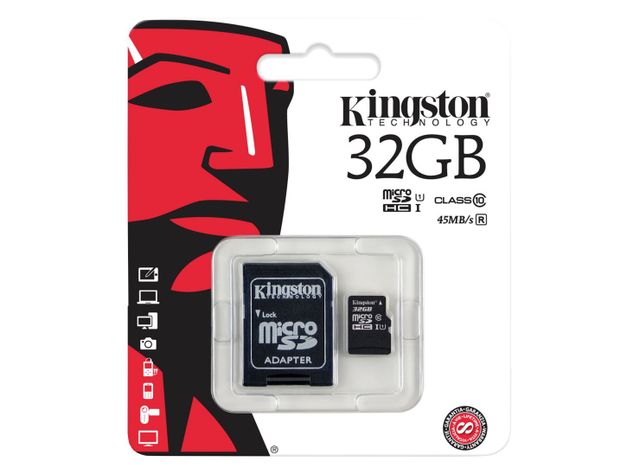 Tarjeta Micro SDHC 32GB 10G2+ Adaptador-2