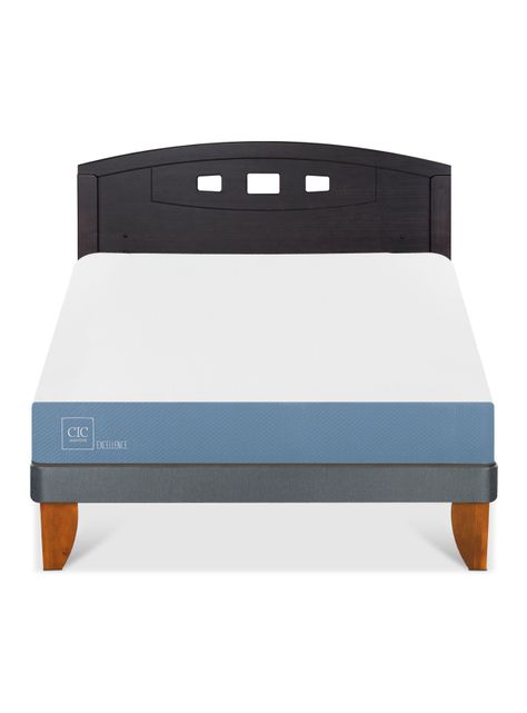 Cama Europea Excellence 2 Plazas + Respaldo Gales Negro-2