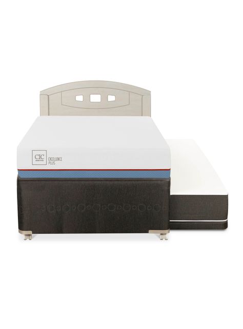 Diván Excellence Plus Black 1.5 Plazas Respaldo Gales Alpino-2