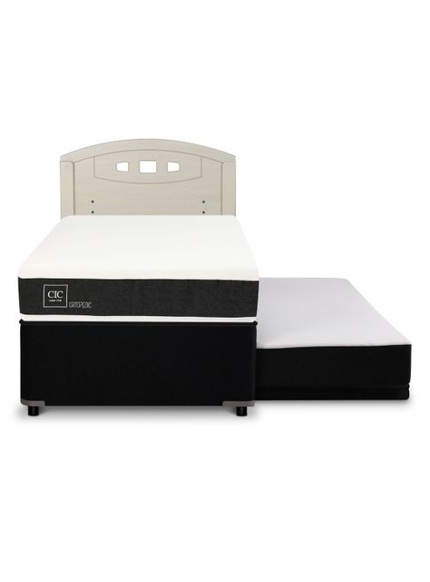 Diván Ortopedic Black 1.5 Plazas Respaldo Gales Alpino-2