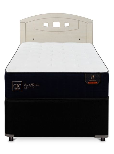 Diván Premium Black 1.5 Plazas Respaldo Gales Alpino-2