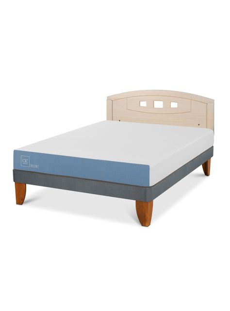 Cama Europea Excellence 2 Plazas + Respaldo-0