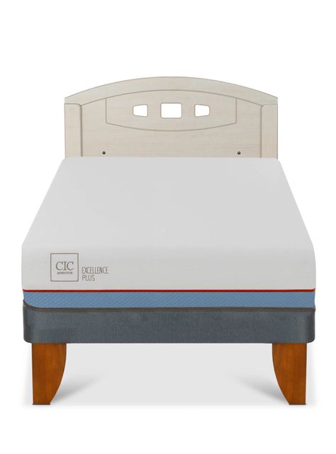 Cama Europea Excellence Plus 1.5 Plazas + Respaldo Gales Alpino-2