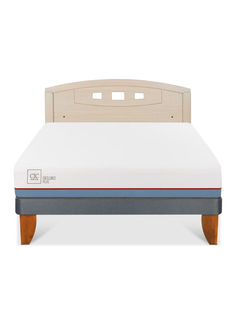 Cama Europea Excellence Plus 2 Plazas+ Respaldo Gales Alpino-2