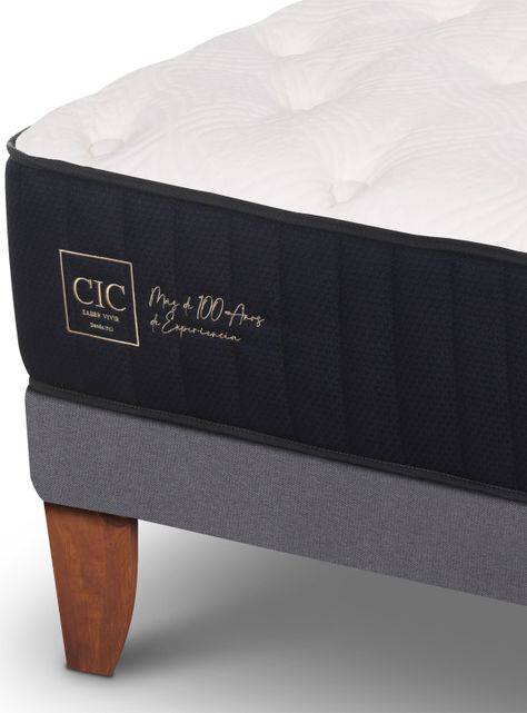 Cama Europea Premium 1.5 Plazas + Respaldo Gales Mostaza-3