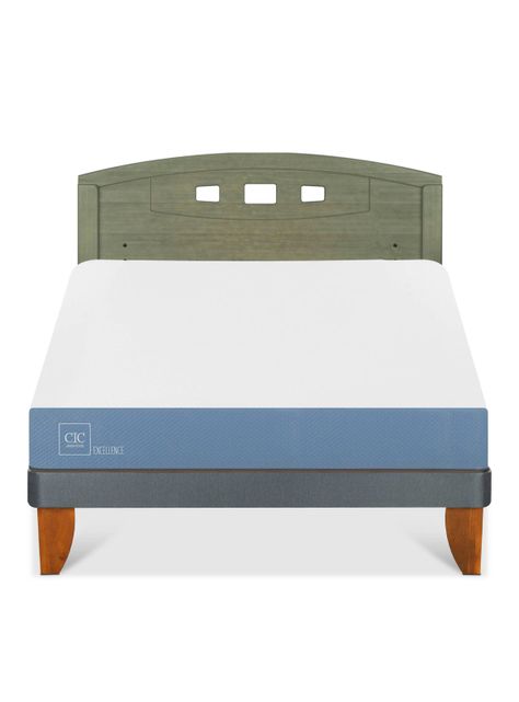 Cama Europea Excellence 2 Plazas + Respaldo Gales Olivo-2
