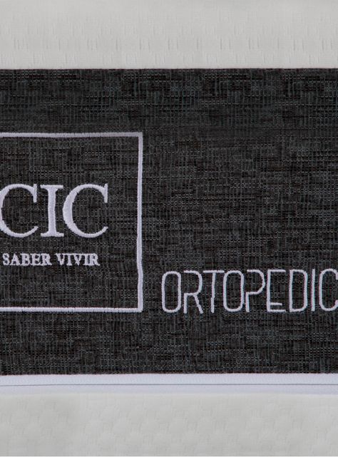 Cama Europea Ortopedic 1.5 Plazas + Respaldo Torino Negro-5