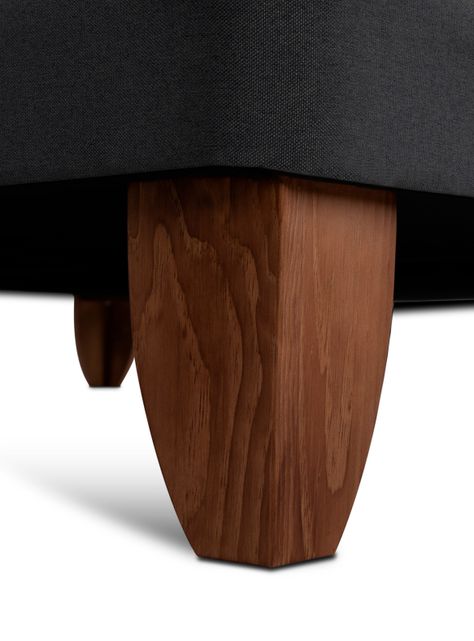 Cama Europea Ortopedic 2 Plazas Base Dividida + Respaldo Torino Negro-5