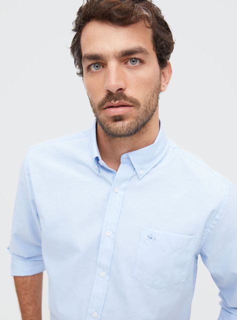 Camisa de Vestir Print Manga Larga-2