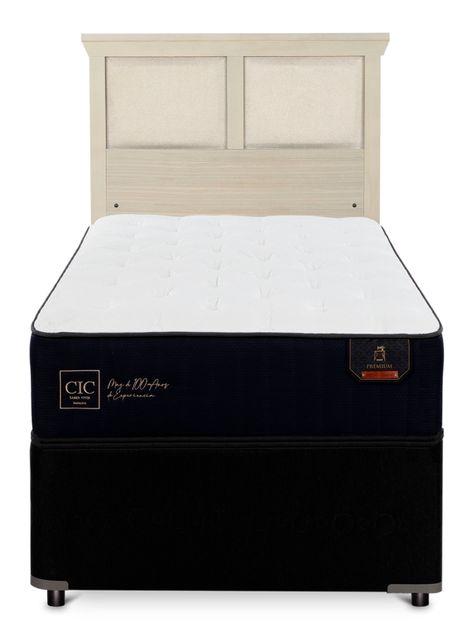 Diván Premium Black 1.5 Plazas Respaldo Torino Alpino-2