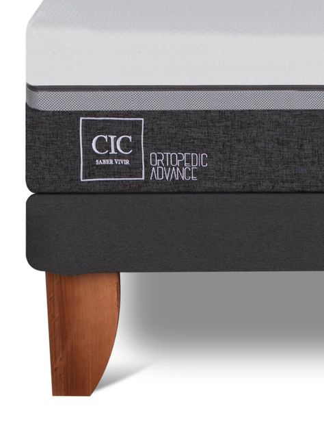 Cama Europea Ortopedic Advance 1.5 Plazas + Respaldo Torino Alpino-5