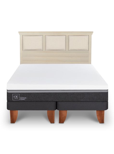 Cama Europea Ortopedic Advance King + Respaldo Torino Alpino-2