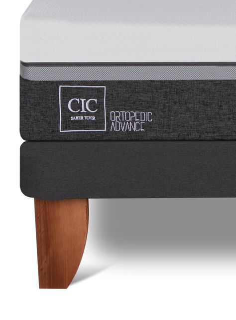 Cama Europea Ortopedic Advance King + Respaldo Torino Alpino-5