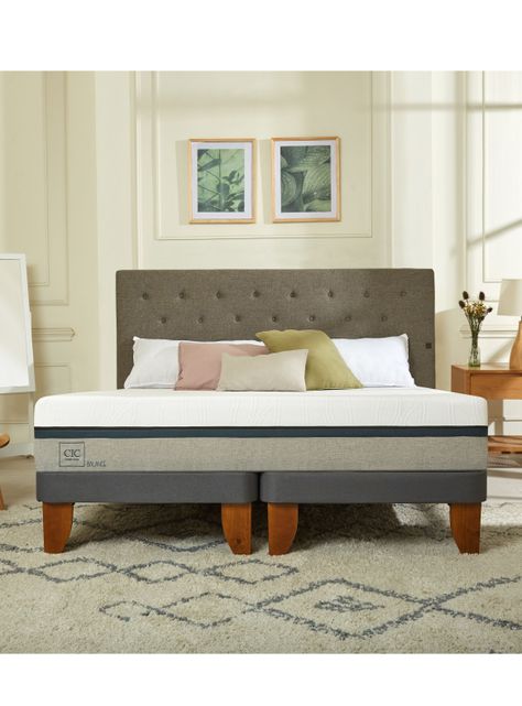 Cama Europea Balance King + Respaldo Torino Alpino-7