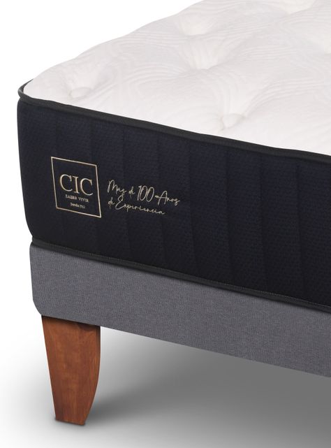 Cama Europea Premium 1.5 Plazas + Respaldo Torino Mostaza-5