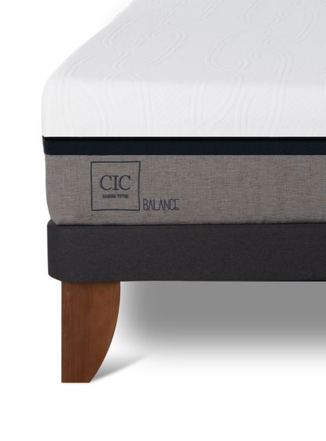Cama Europea Balance King + Respaldo Milán Negro-6