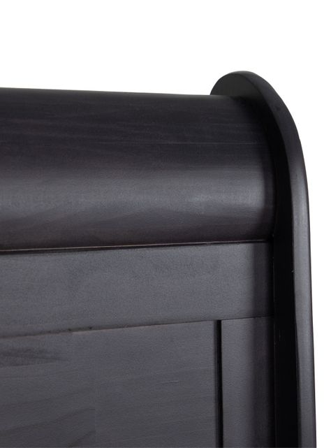 Cama Europea Bee Comfort King + Respaldo Miro Negro-3