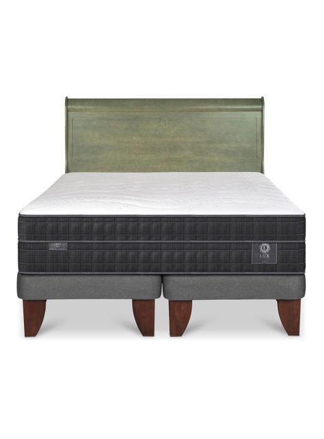 Cama Europea Lux King + Respaldo Miro Olivo-2
