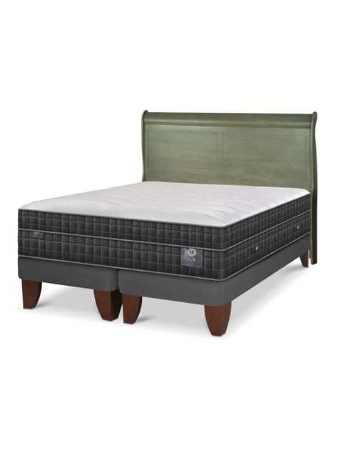 Cama Europea Lux King + Respaldo Miro Olivo-0