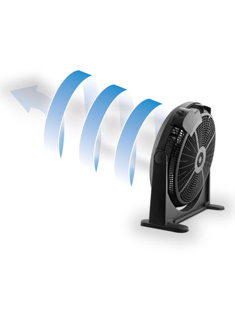 Ventilador Box 20" Negro FCT2020-6