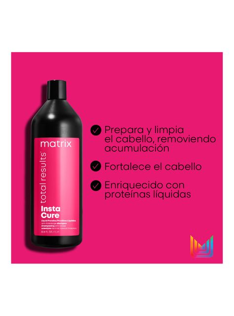 Shampoo Reparación Del Cabello Dañado Instacure 1000 ml Matrix-5