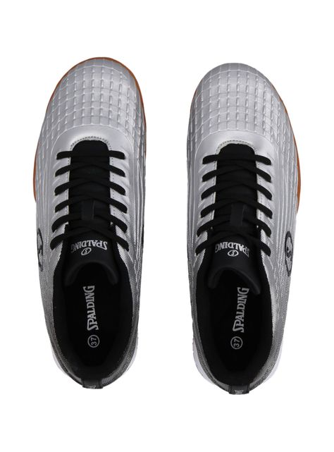 Zapatilla Fútbol Infantil Logo Plateado Unisex-3