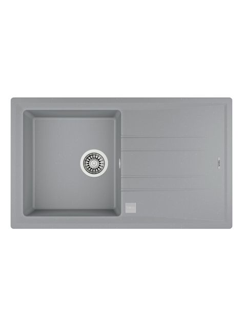 Lavaplatos Granito Empotrado Stone 50 1C 1E TG Metallic Gray-0