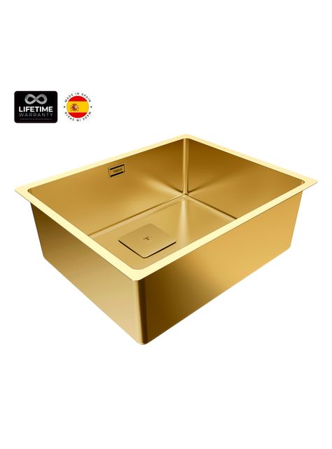 Lavaplatos Flex Línea RS15 50.40 SP Bronce-1