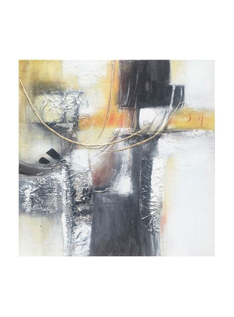 Cuadro Attimo Óleo OPM 70 x 70 cm Negro-0