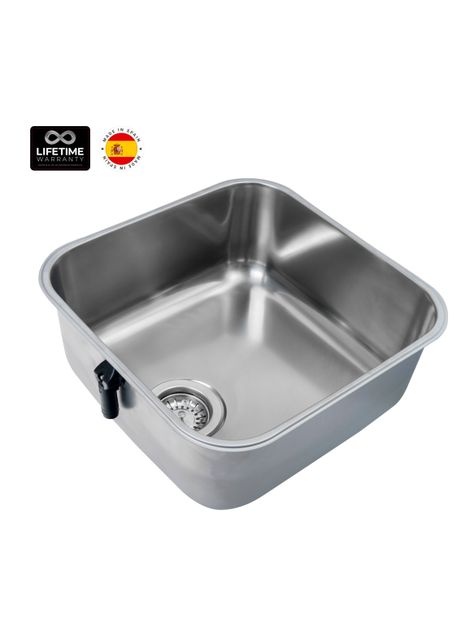 Lavaplatos Bajo Encimera Inoxidable 40.40-18-1