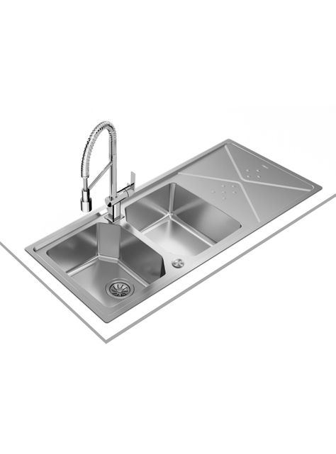 Lavaplatos Empotrado Inox Brooklyn 80MXP 2C 1E-4