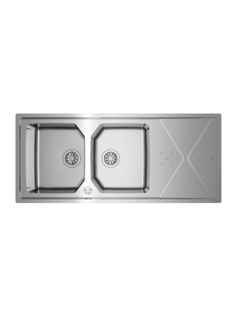Lavaplatos Empotrado Inox Brooklyn 80MXP 2C 1E-0