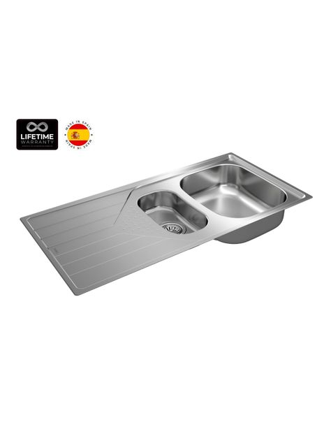Lavaplatos Empotrado Inox Universe 60 T-XP 1 1/2C1E-1