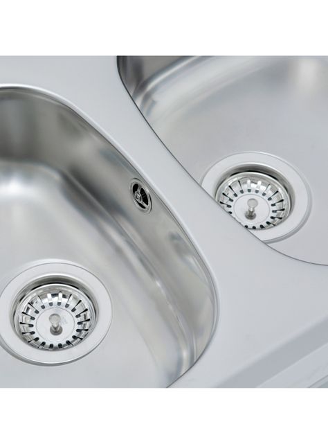 Lavaplatos Empotrado Inoxidable 1235.510 2C 1E Reversible-3