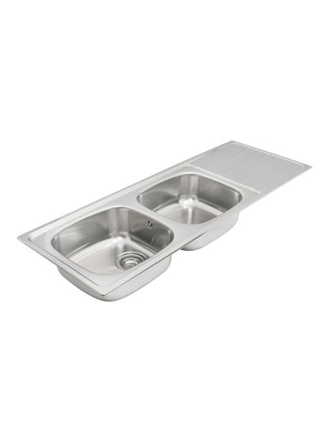 Lavaplatos Empotrado Inoxidable 1235.440 2C 1E Reversible-2