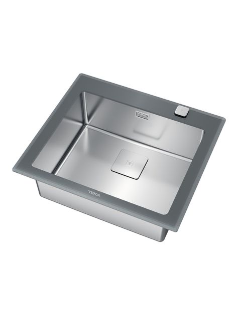 Lavaplatos Empotrado Diamond RS15 1C Stone Gray-2
