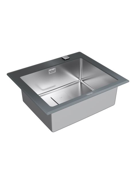 Lavaplatos Empotrado Diamond RS15 1C Stone Gray-0