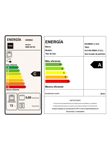 Kit Empotrable Horno Eléctrico HBB445 + Encimera Gas HLX-540 BUT + Campana TL 6310 INOX-5