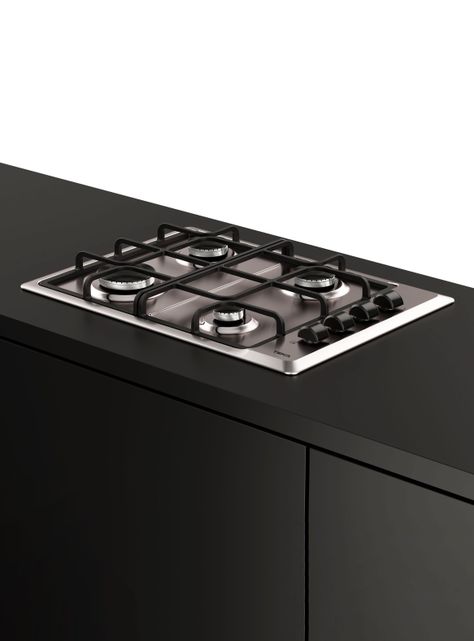 Kit Empotrable Horno Eléctrico HBB510BK + Encimera Gas HLX540 BUT + Campana GFH 55 Inox-4