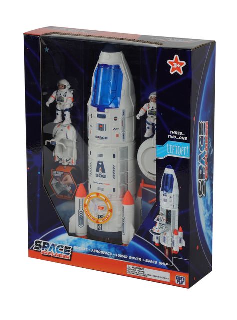 Juego Estación Espacial con Aeronave 6 Piezas-1