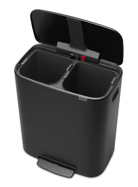 Basurero Pedal Bo 2 x 30 Litros Acero-2